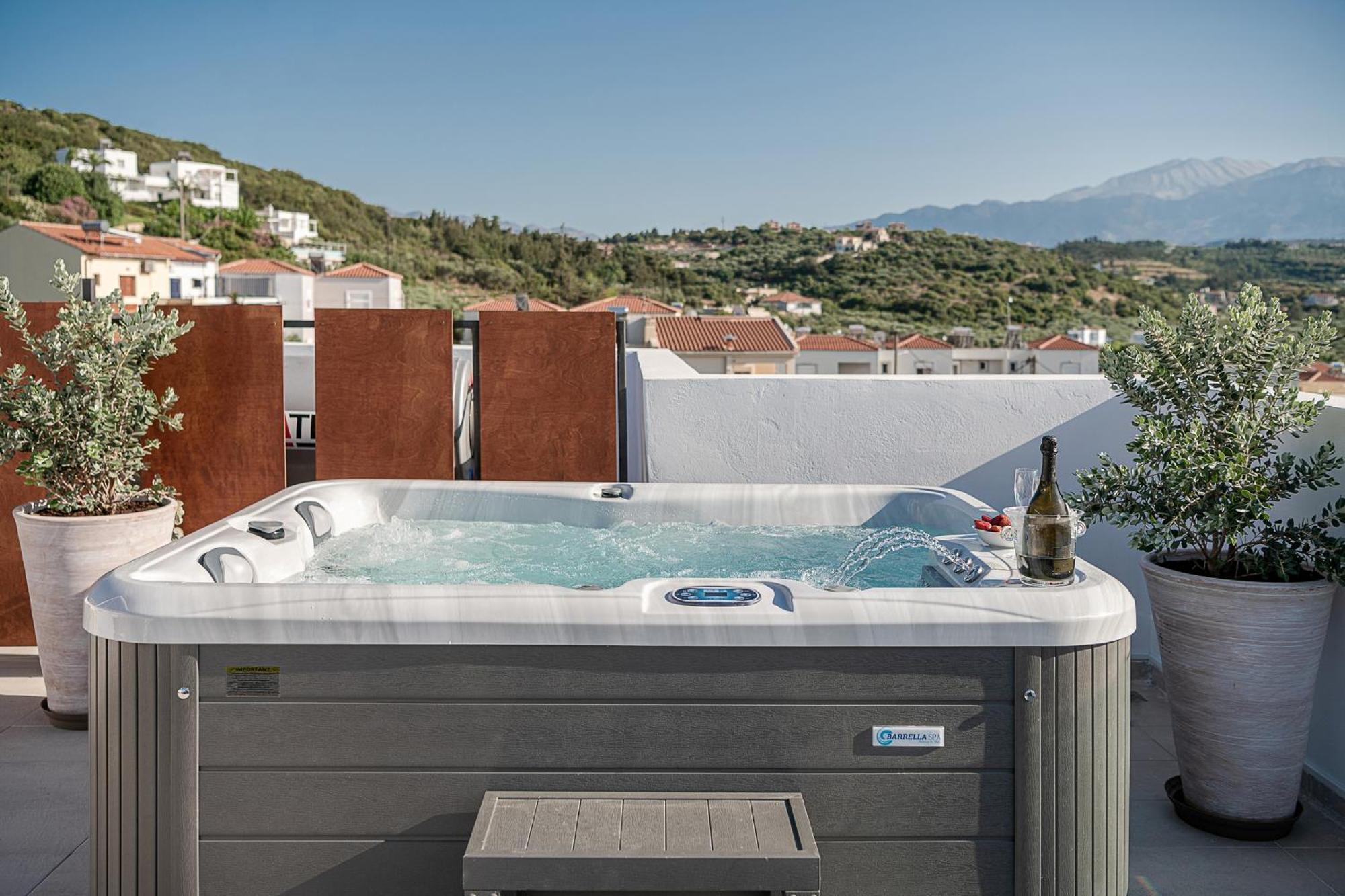 Avrilia Seaside Villa Heated Pool Almirida Exteriör bild